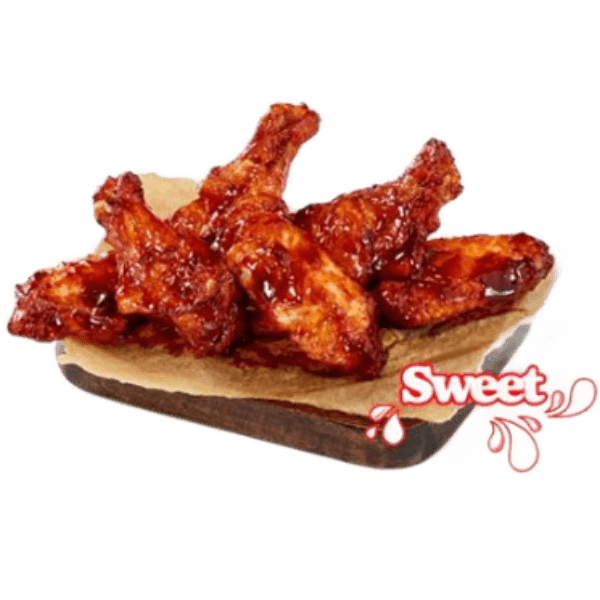 6 Chicken Wings Sweet BBQ